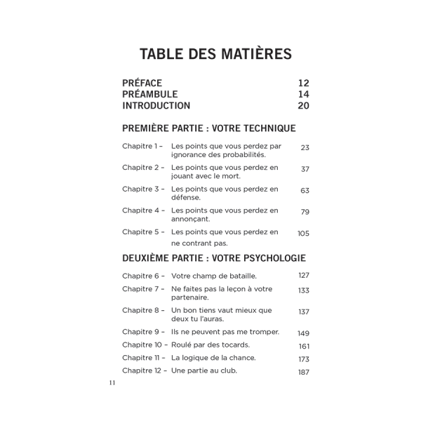 Pourquoi vous perdez au bridge